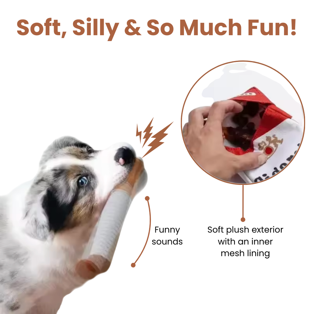 Soft Plush Interactive Chew Toy